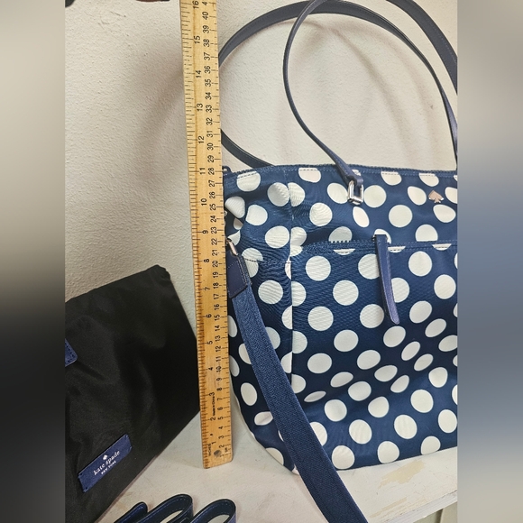 KATE SPADE JAE SEASIDE DOT BABY DIAPER NYLON BAG WKR00301 BLUE - Picture 5 of 9